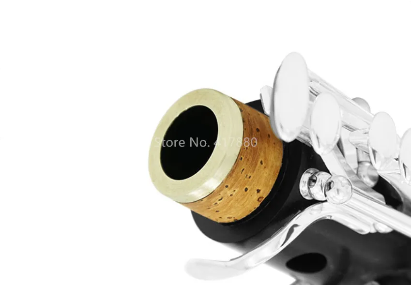 SADSN SCL-450 17 клавиш Bb Tune Кларнет бакелит Корпус серебряный ключ B плоский кларнет Профессиональный музыкальный инструмент с Чехол
