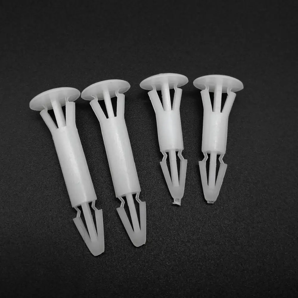 Rivets and Fasteners Rivets and Screws 100X Nylon Plastic Standoff Spacer Rivet Push In Lock Clip Fixed Support PCB Circuit Board for 3-4mm 4.5-5.5mm Hole Chassis