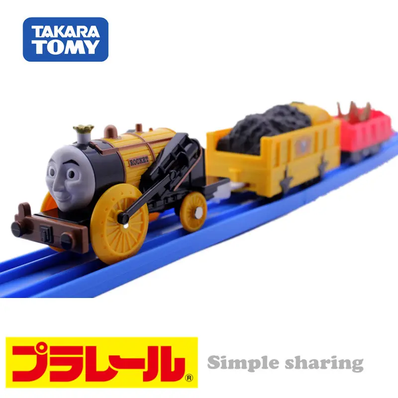 Takara Tomy Pla Rail Plarail поезд и друзья TS-15 Stephen Japan железнодорожный поезд моторизованный Электрический локомотив модель игрушки