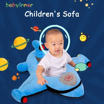 

Babyinner Children's Sofa Comfortable Support Plush Seat Cotton Feeding Cradle Chair Learning To Sit Infant Educational Toys