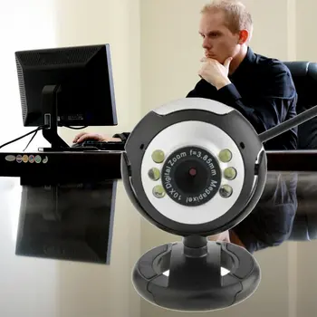 

Clip With Microphone Free Drive Usb Notebook Desktop Computer Camera Live Broadcast 18Mp Usb 2.0/3.0 Hd Web Camera