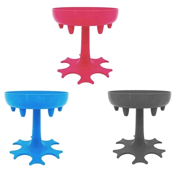 

Beverage Dispenser 6 Shot Glass Holder Portable Wine Divider Bar Party Drinking Game Accessory Glass Cup Dispenser Kitchen Tool