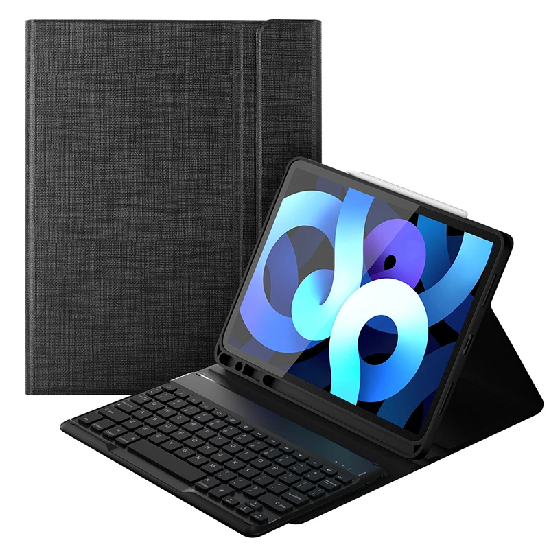 

Tablets Cover For Apple iPad Air 4th generation 10.9'' Magnetic Stand Wireless Bluetooth Keyboard with light Case For iPad Air4