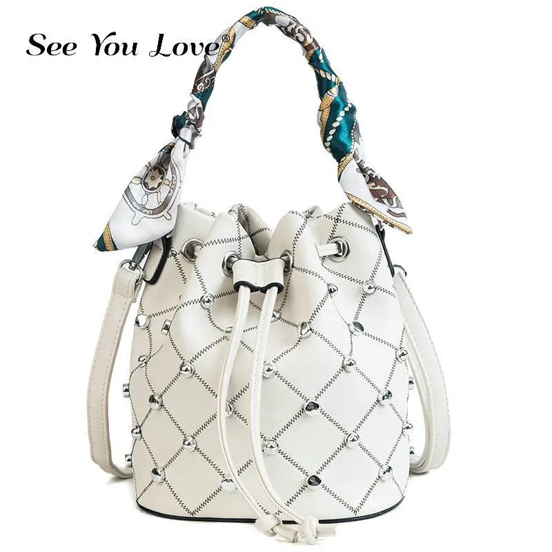 

Fashion 2019 Brand Women Designer Bucket Shoulder Bag PU Leather Composite Messenger Shoulder Bags New Female Crossbody Bags