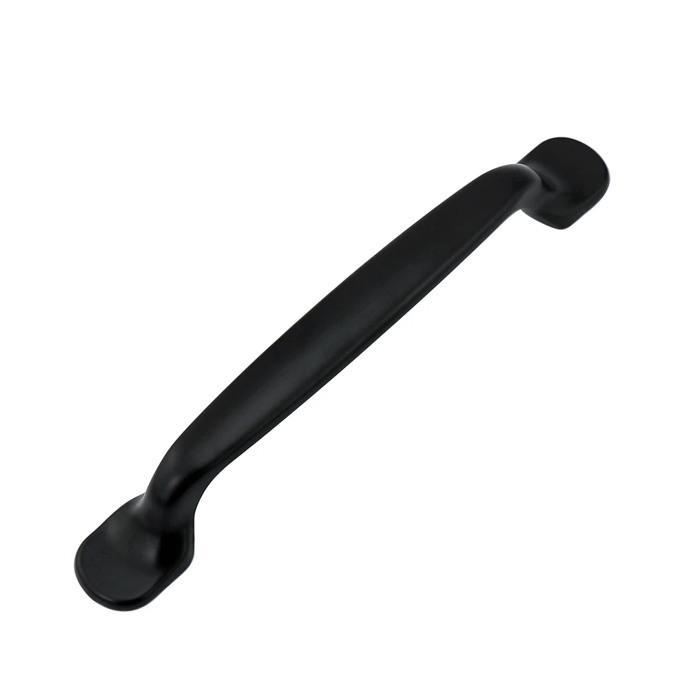 

American Style Black Cabinet Handles Solid Aluminum Alloy Kitchen Cupboard Pulls Drawer Knobs Furniture Handle Hardware