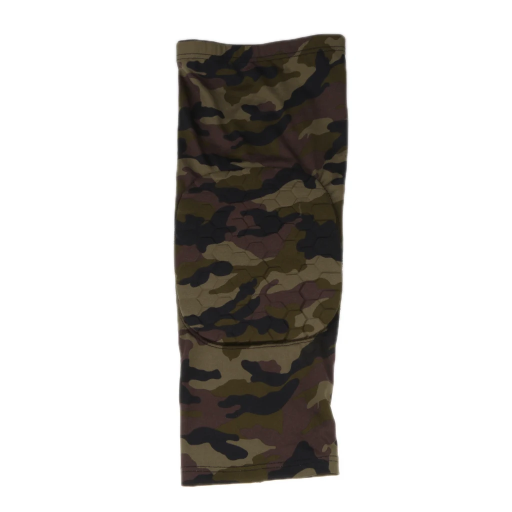 Camo M Вафельная Pad Неломающийся Баскетбол ноги колено рукав протектор Шестерни - Цвет: Camo M