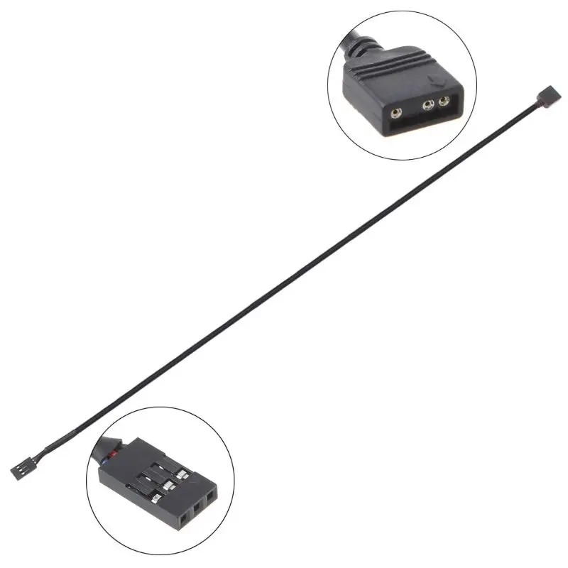 

5V 3PIN RGB VDG Adapter Line Connector Motherboard 5V 3Pin VDG to Normal 3Pin
