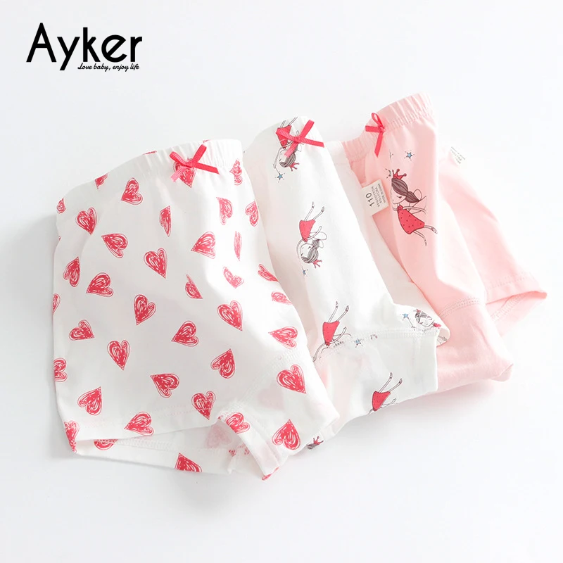 PJ306 3 шт./партия, трусы для маленьких девочек, мягкие хлопковые трусы, трусы-боксеры, нижнее белье для девочек, милые розовые детские трусы принцессы, детские трусики, одежда - Цвет: PJ306