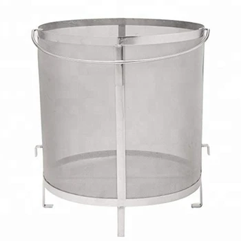 

HOT-Stainless Steel Beer Wine House Home Brew Filter Basket Strainer Barware Bar Tools Filter Bag for Jelly Jams Homebrew S