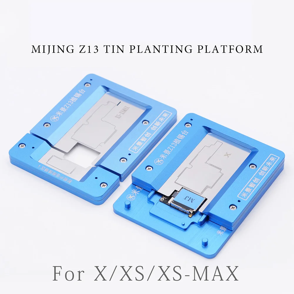 

NOVFIX MJ Z13 Motherboard Holder Fixture With BGA Reballing Stencil for iPhone X XS XS MAX Soldering Repair Tools