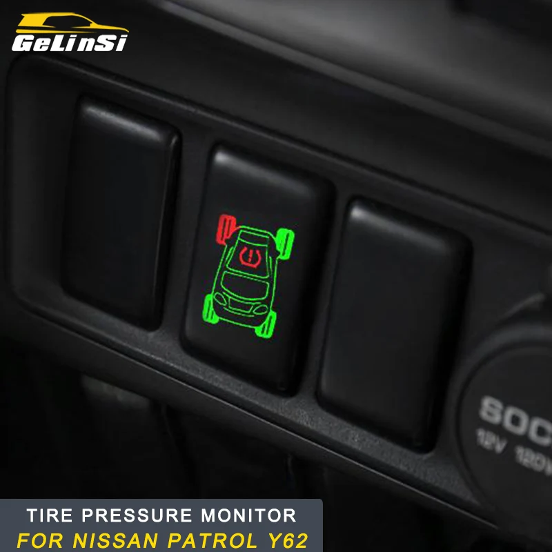 

GELINSI for Nissan Patrol Y62 Auto Car-styling Tire Pressure Monitor Interior Accessories Parts