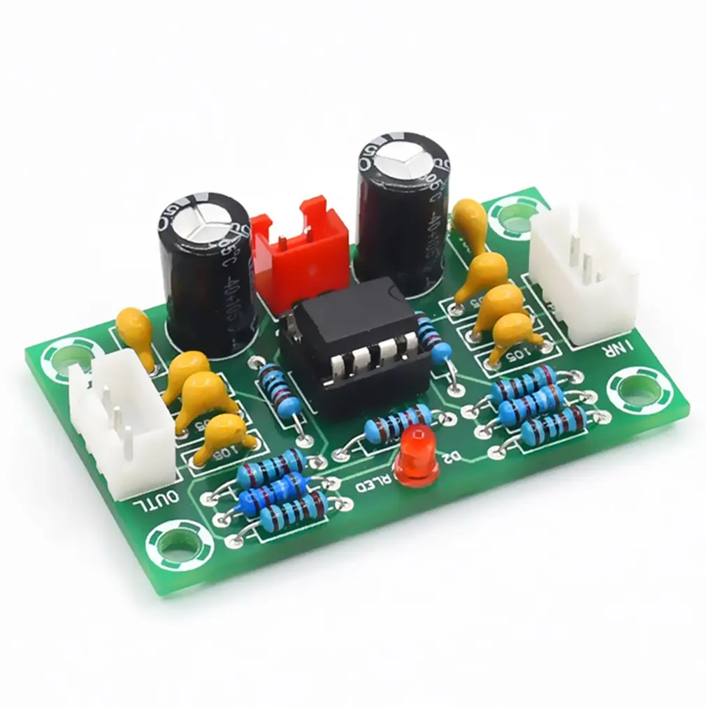 FATTERYU Mini préampli ampli OP Module amplificateur Double Canal NE5532 Carte de tonalité de préamplificateur 