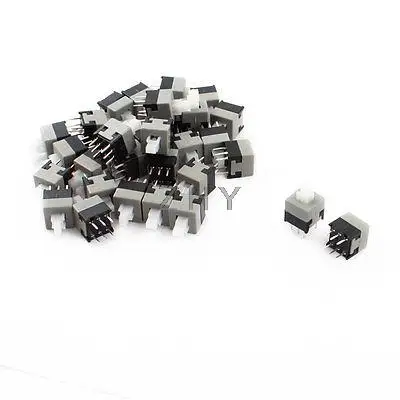 

30PCS 13mmx8.5mmx8.5mm DIP Through Hole Push Button Locking Tactile Tact Switch