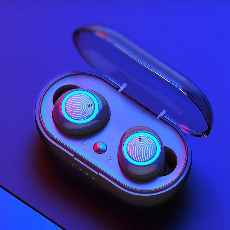 Wireless Headphones Bluetooth Earphone Waterproof Sports Headphone with Charging Box Stereo Earbuds Gaming Headset for Phone