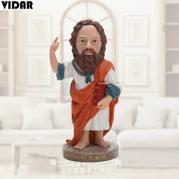 

VIDAR World Celebrities Socrates Figure Ornaments Mediterranean Style Decorative Ornaments Greece Travel Souvenirs