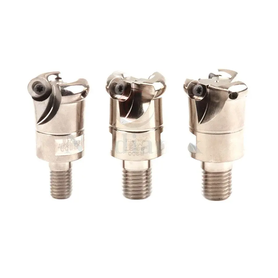 

R200 Locking thread tungsten steel antivibration milling cutter head Suitable for RCKT10T3 1204 carbide CNC lathe milling insert