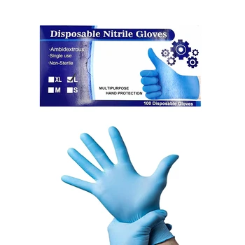 

Disposable Protective Nitrile Gloves Food Grade Tatoo Glove Latex Free Kitchen Safty Cooking Food-Baking-Tool