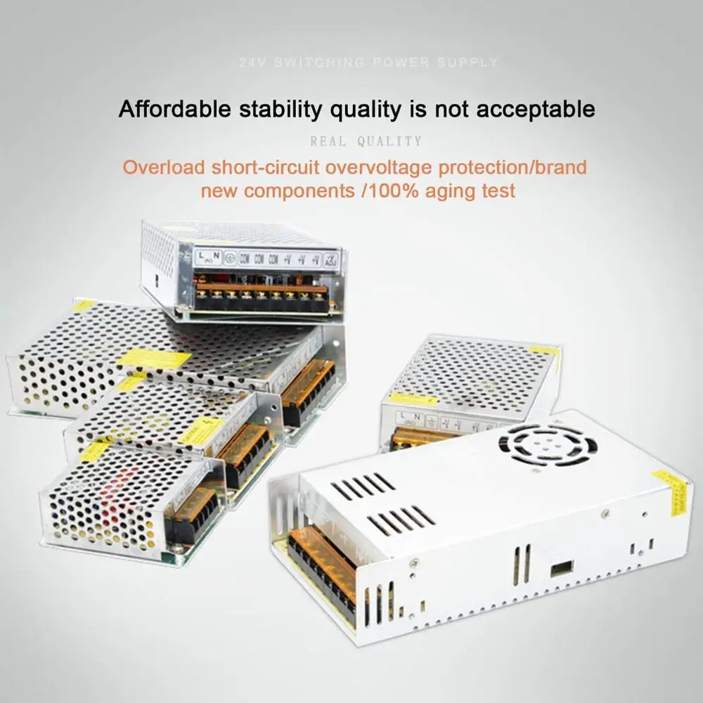 Switching Power Supply DC24V 1A 2A 2.5A 3A 4.5A 5A 6.5A 8.3A 10A 12.5A 15A 16.5A AC 220V to DC24V AC-DC 24V for 24V LED Strip