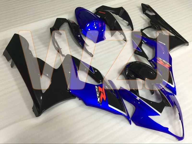 GSXR 1000 06 мотоцикл обтекатель GSXR 1000 2005 черный синий Обтекатели GSX R 1000 2005-2006 K5 набор для всего тела