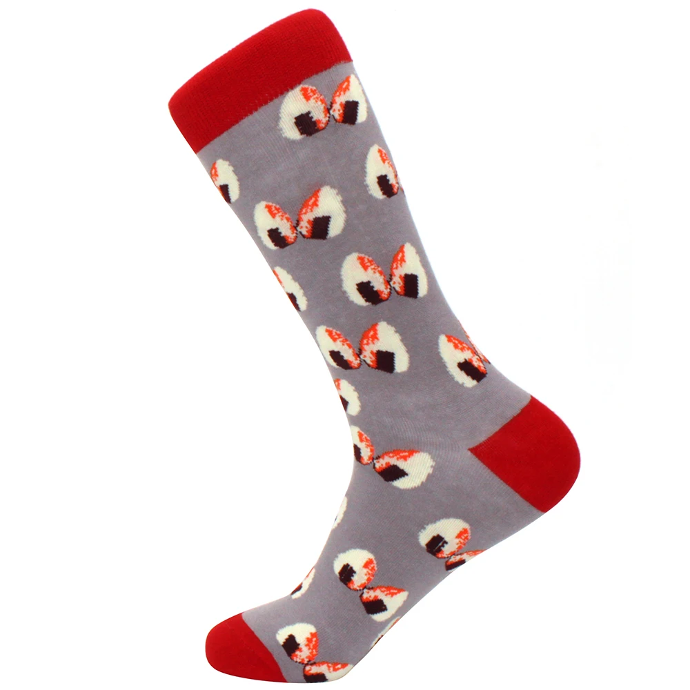 Vibrant Cartoon Cotton Crew Socks - Fun & Comfy Style