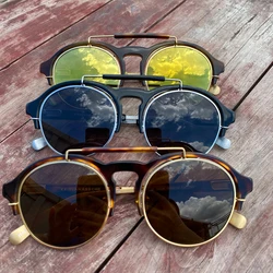 2021 Fashion For Men Pilot Classic Gradient Luuxury Sun Glasses Brand Design Male Vintage Eyeglasses UV400