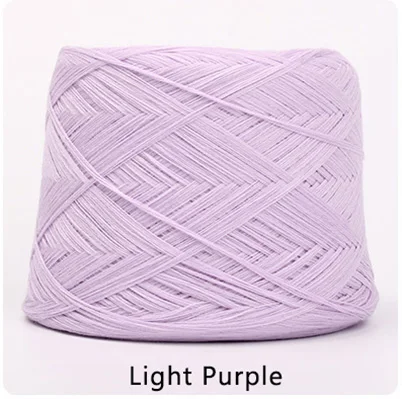 Light Purple Meetee 1 шт. = 250g хлопчатобумажной пряжи для линии хлопок и шерсть ручное ткачество 8-удельный вес синтез молочная хлопковая Детская Пряжа DIY свитер линии - Цвет: Light Purple