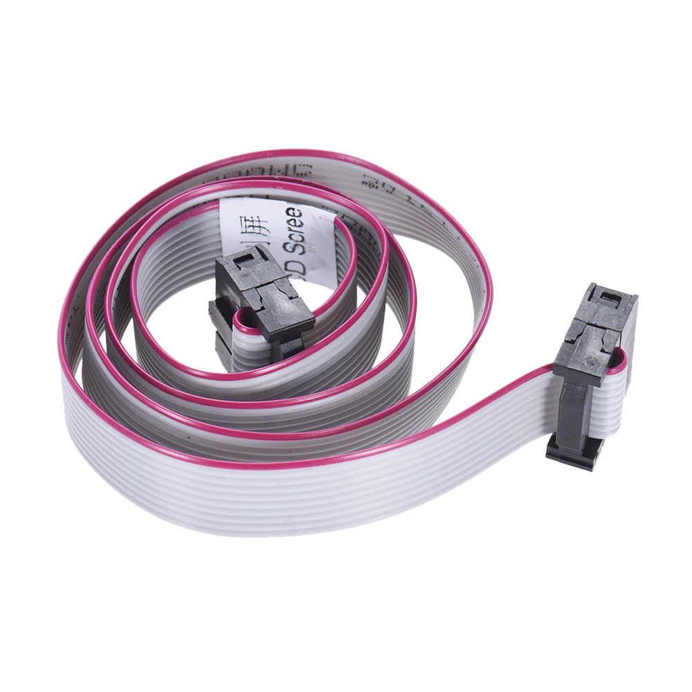 

CTC 3d printer LCD cable FC-10P 10 Pins 2.54mm Pitch 60cm JTAG AVR Download Cable Wire Connector Gray Flat Ribbon Data Cable