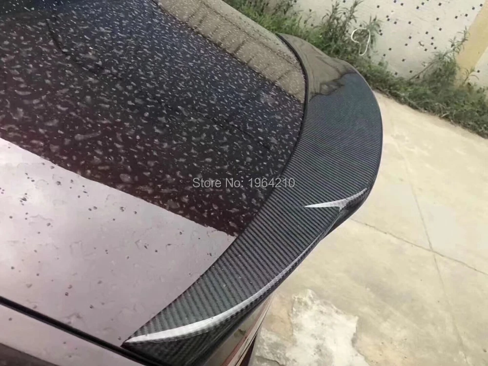 Для Jaguar XF углеродное волокно задний спойлер багажника хвост загрузки губы крыло стайлинга автомобилей