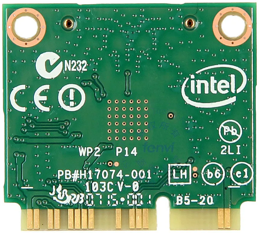 Двухдиапазонная Встроенная беспроводная сетевая карта Intel 7260HMW 7260AC/7260AN MINIPCIE 4,0 Bluetooth