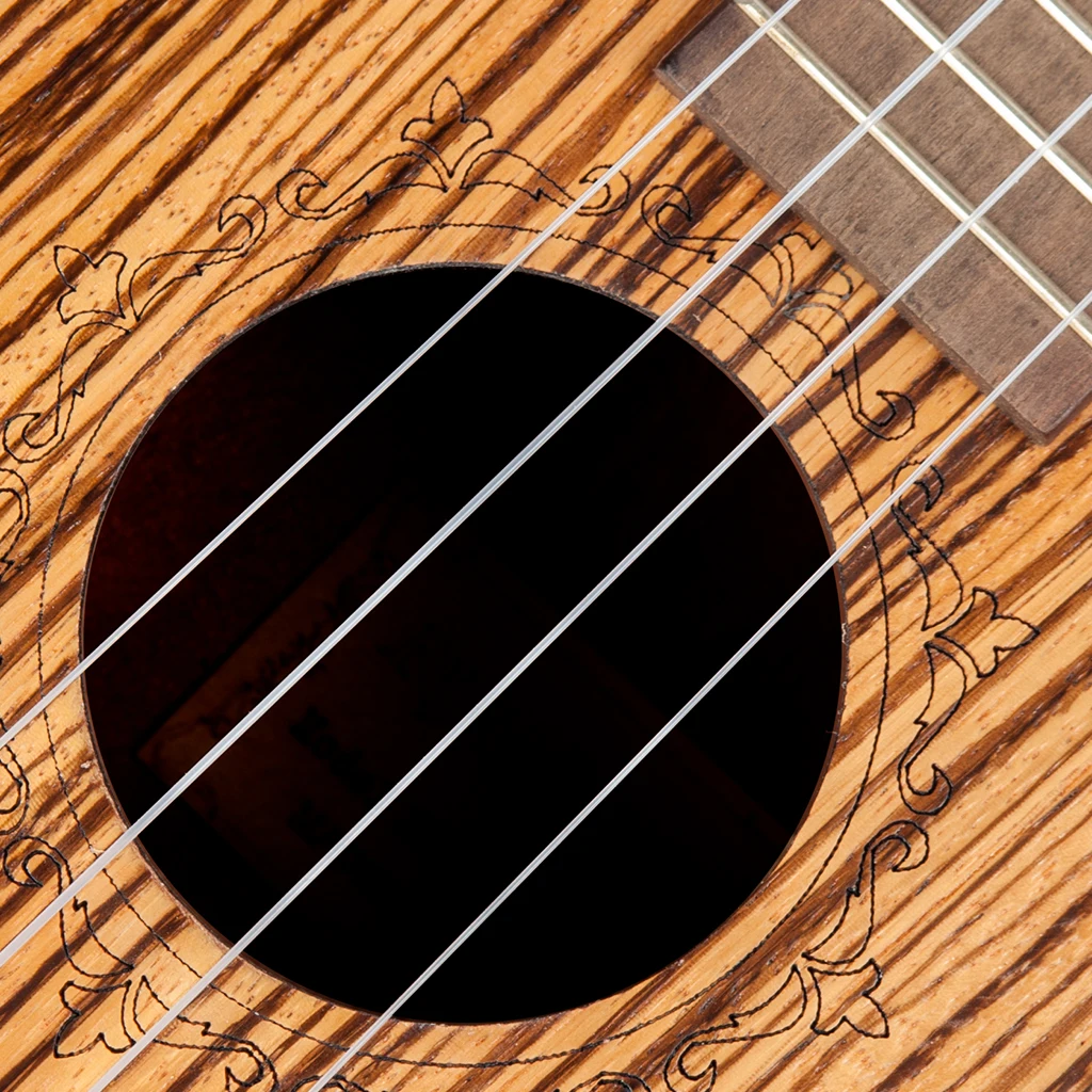 Наоми укулеле 21 Гавайская гитара Акустическая Zebrawood 15 Лада 4 струны музыкальный