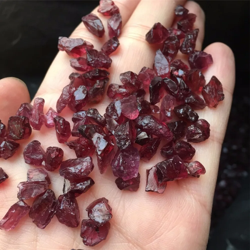 Garnet tumbled stones rough (6)