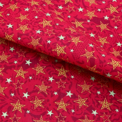 Хлопок саржевая ткань Рождественский принт Текстиль хлопок Ткань DIY шитье детская одежда украшение для спальни дышащий материал - Цвет: yxbd007