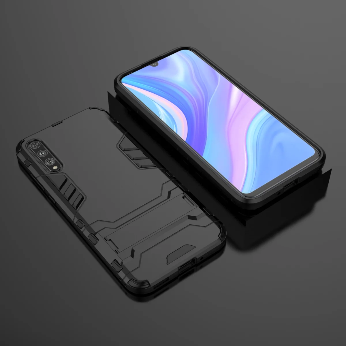 Чехол tigenkeyдля huawei Enjoy 10 S, задняя крышка с подставкой, противоударный чехол