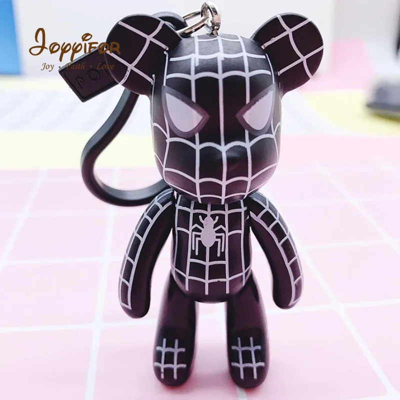 Joyifor Bearbricklys брелок с героями мультфильмов классические фигурки медведь автомобильный брелок Симпатичная детская Мишка сумка кулоны-куклы модель детского подарка