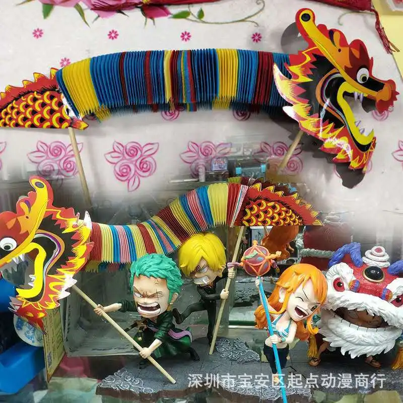 

One Piece/One Piece New Year Luffy Sauron Straw Hat Mission Spring Festival Lion Dance Sanji 12-Full Set Garage Kit