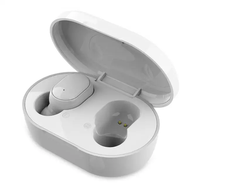 Bluetooth наушники беспроводные Bluetooth 5,0 гарнитура с микрофоном гарнитура для Xiaomi Airdots Беспроводные наушники с шумоподавлением - Цвет: white