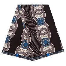 Высокое качество Африканский настоящий гарантированный Анкара настоящий голландский воск ткань красивый узор печать хлопок Ткань 6 ярдов