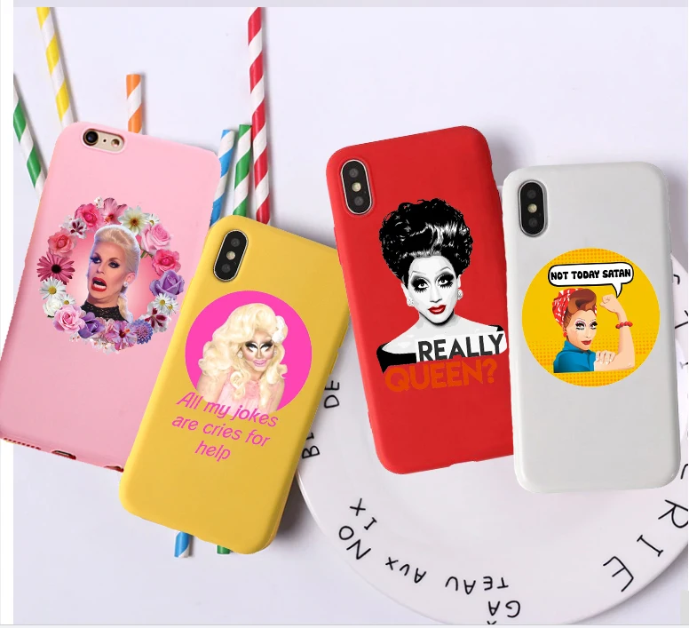Rupaul's Drag racing ТПУ карамельного цвета чехол для телефона для iphone 7 X XS XR XSMAX 11 11Pro Модный чехол Paul the drag queen show