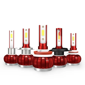 

1 Pair ECAHAYAKU Car LED Headlights H1 H4 H7 H11 9005 9006 6000K LED Bulbs for Headlamp Fog Lamp Bulbs replacement 12V Car style