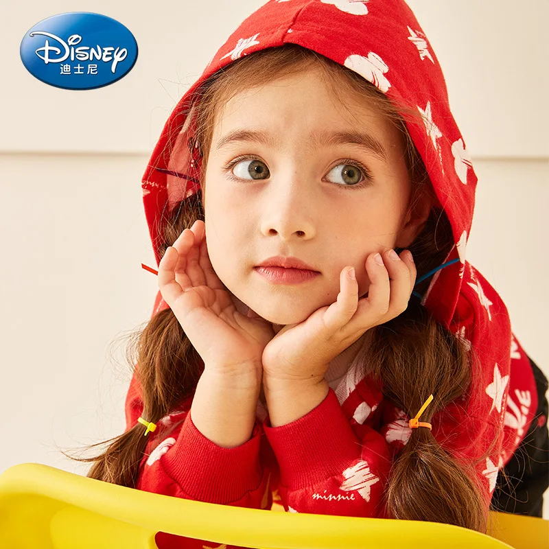 Disney boys'трикотажное модное пальто с капюшоном Новое Детское пальто Одежда для девочек с Микки Маусом пальто для маленьких девочек детские пальто осенняя одежда для девочек