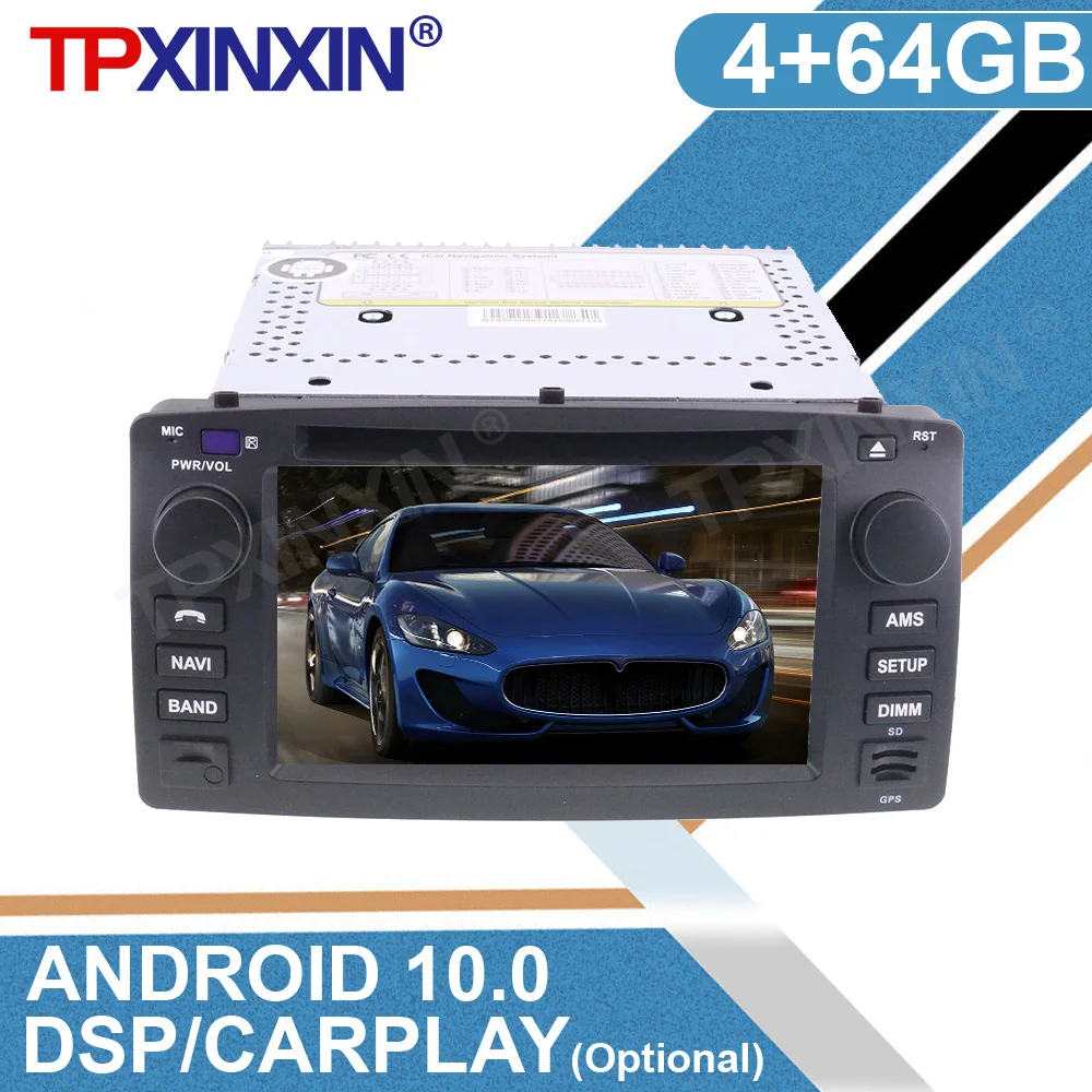 Автомагнитола для Toyota Corolla 2001-2006 Android 10 0 PX6 4 Гб + 64 ГБ DSP DVD-плеер GPS-навигация IPS