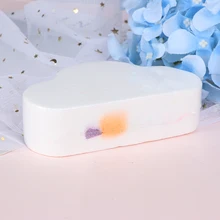 Горячая Радуга облако соль эфирное масло для купания мяч пузырь Отшелушивающий увлажняющий уход за кожей реквизит натуральные пузыри для ванны бомбы мяч