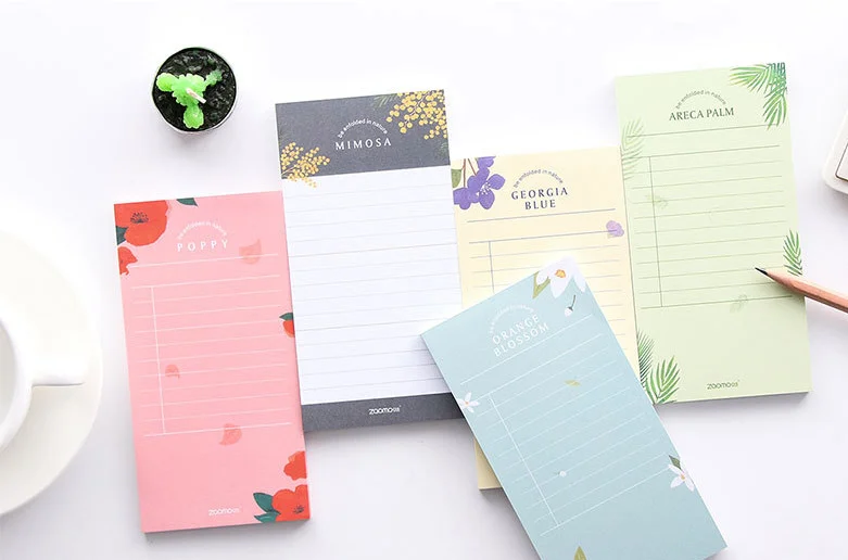 Creative floral Memo Pad sticky notes memo boards Notepad Office school stationery supply papeleria | Канцтовары для офиса и