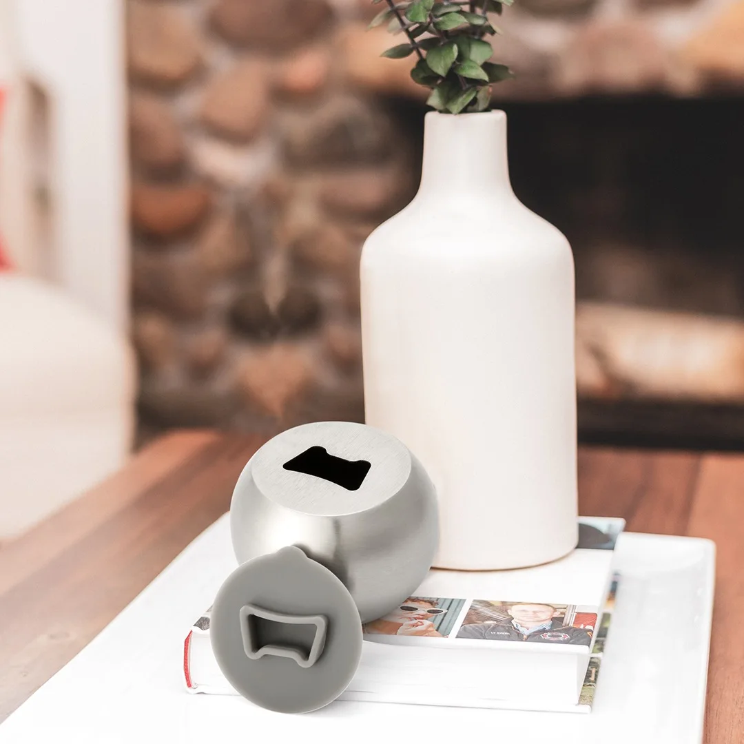 Xiaomi Mijia Circle Joy Round Pig креативный открывалка для пивных бутылок Серебряная прекрасная форма легкое открытие и различные функции