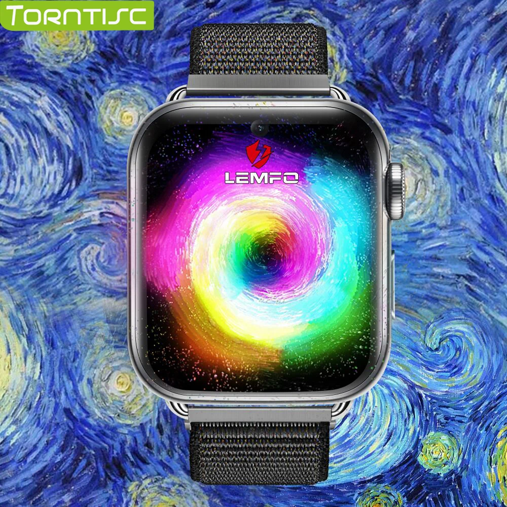 

Torntisc 4G Smart Watch Android 7.1 1.82 Inch 360*320 Screen 3GB + 32GB GPS WIFI 700mah Big Battery Smartwatch PK LEM10