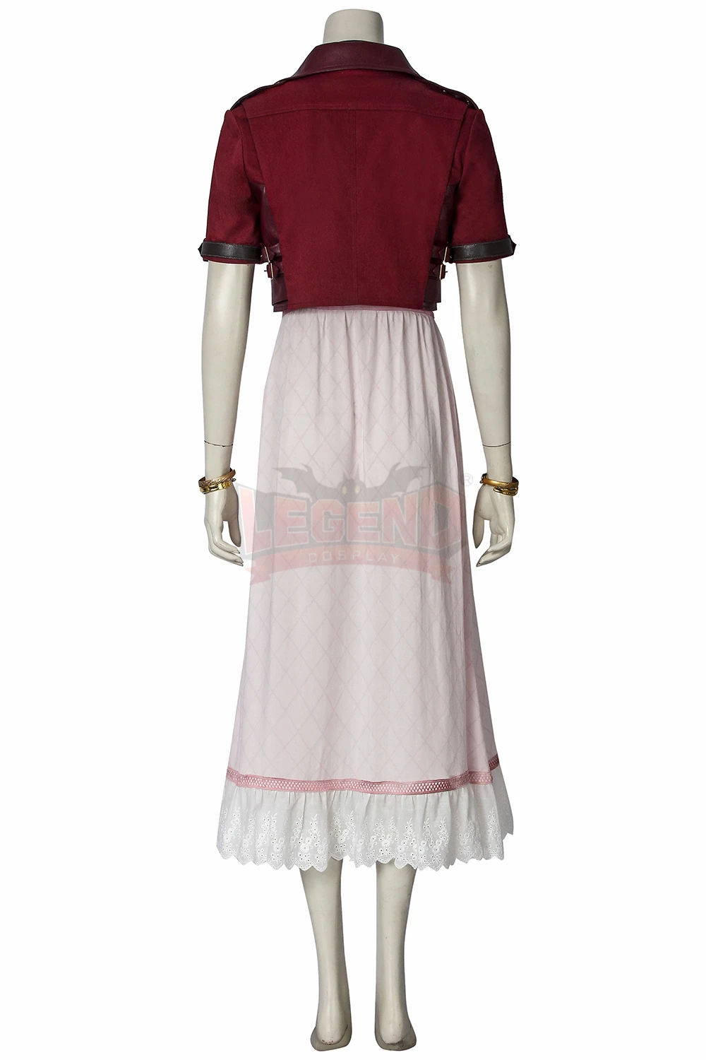Игра Final Fantasy VII FF7 Aerith Gainsborough Косплей Костюм на заказ костюм на Хэллоуин