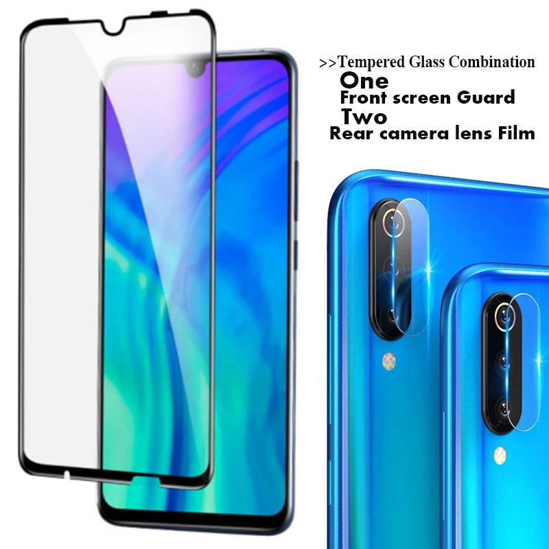 Закаленное стекло для Honor 20 lite защита экрана 2 шт. камеры 10i 10 i Защитная пленка