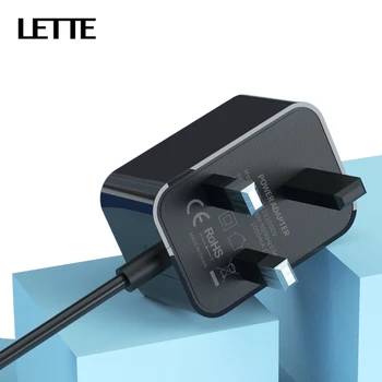 

12V/1A CE Certified Power Adapter UK Plug DC Output 90-240V AC Input 150cm Cable Charger Power Supply