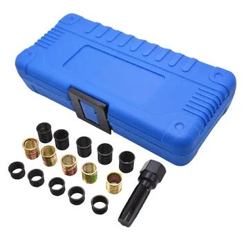 

16pcs/set Tap Rethreading Restore Thread Repair Kit Tool For Spark Plug Maintance Vehicle Auto Professional Automobiles Steel