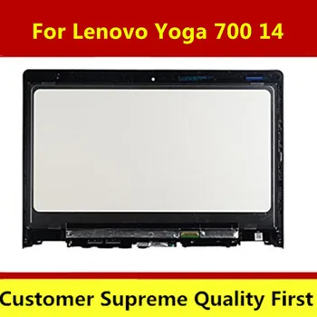 

14'' Full IPS LCD Display Panel Touch Digitizer Glass Screen Assembly with Bezel /Frame For Lenovo YOGA 3 14 Yoga 700-14ISK
